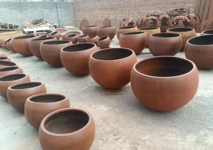 会泽耐候钢花盆