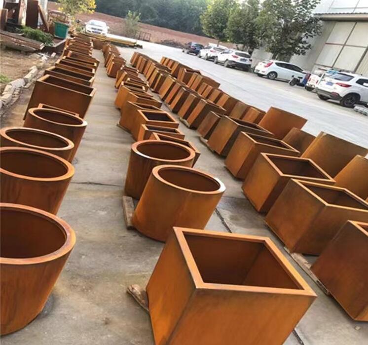 会泽耐候钢花箱